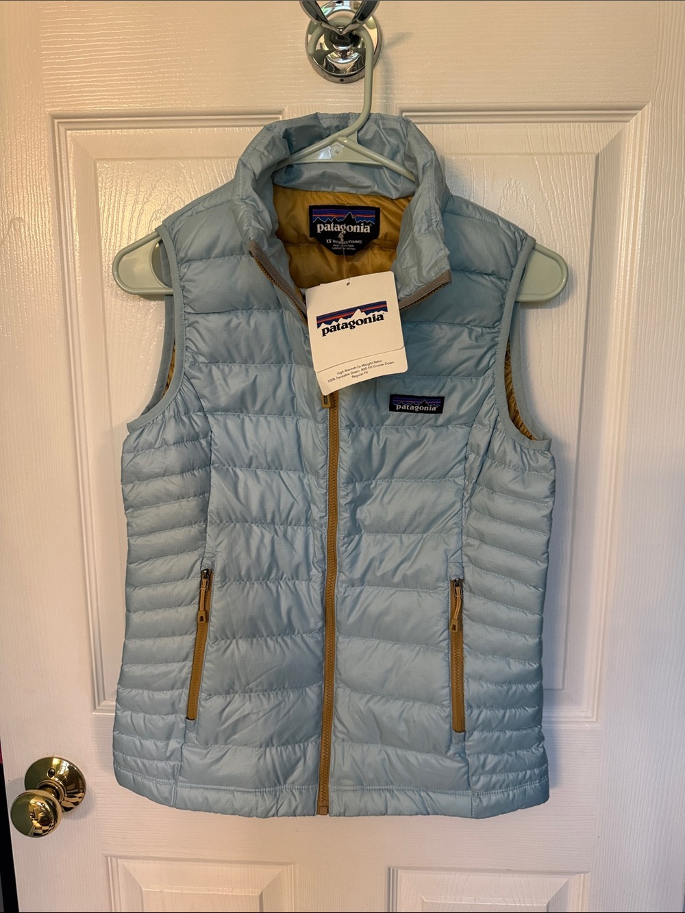NWT Patagonia Women’s Down Sweater Vest in Tubular Blue